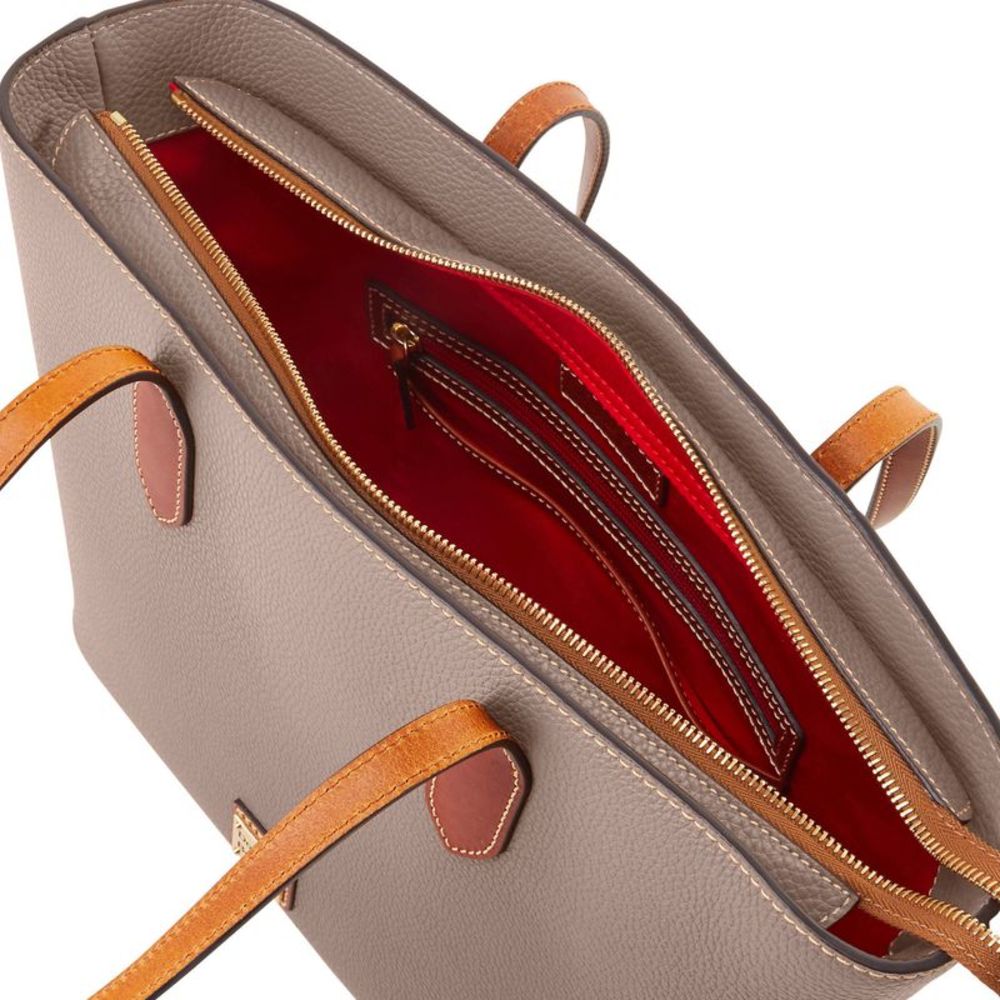 Dooney & Bourke Pebble Grain Tote - Taupe - Picture 3 of 4